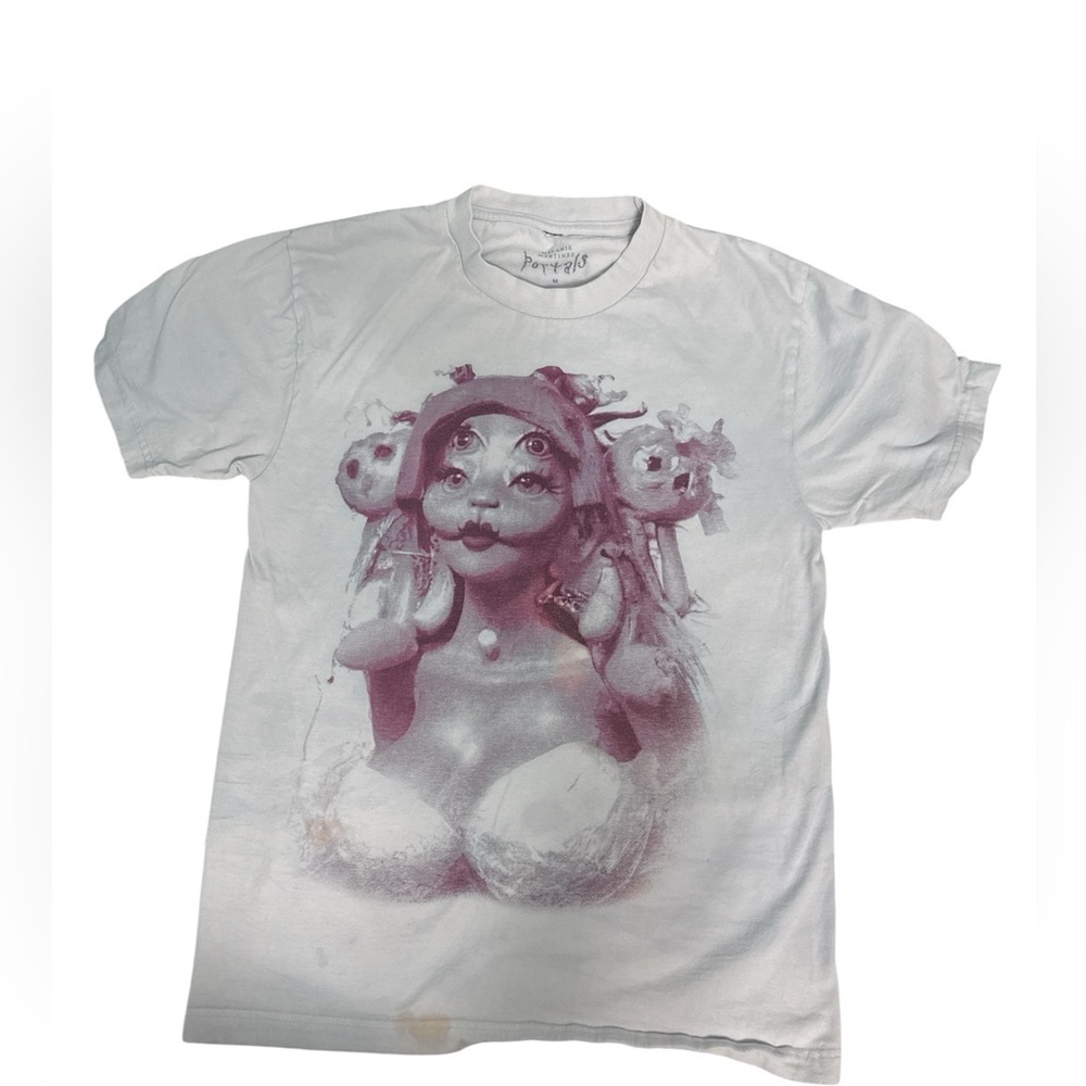 White Graphic Short Sleeve Tee